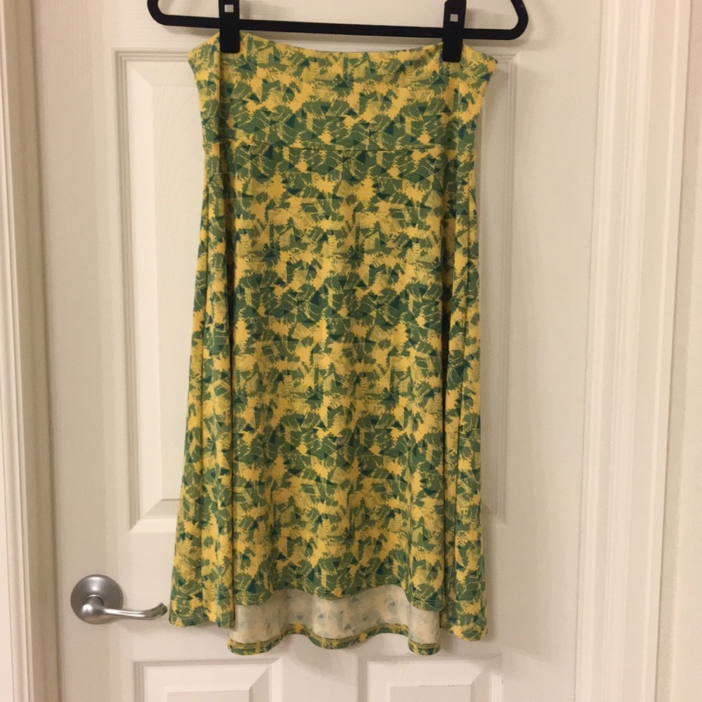 Like New Large Lularoe Azure A-Line Skirt